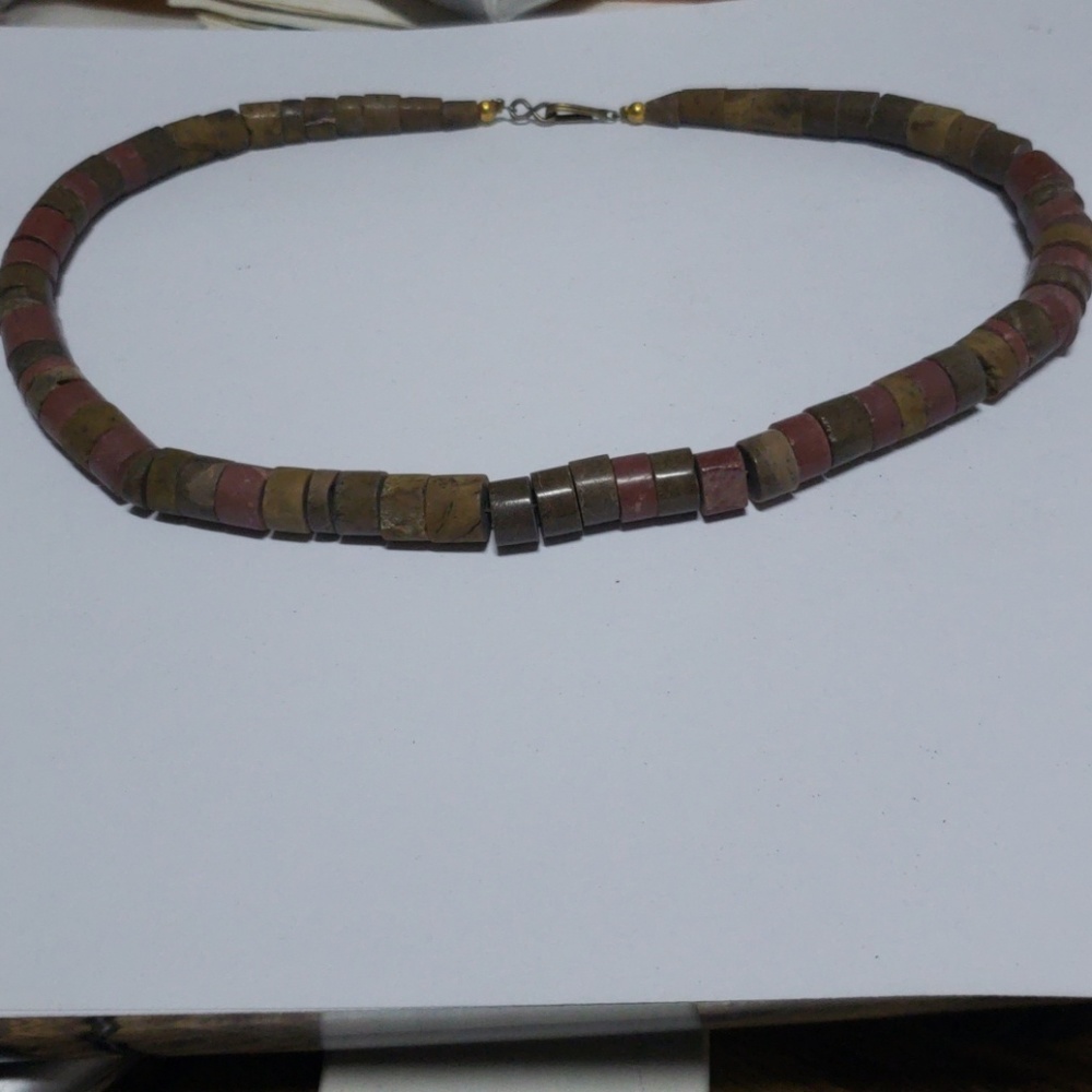 Native American Indian inspired Pipestone choker